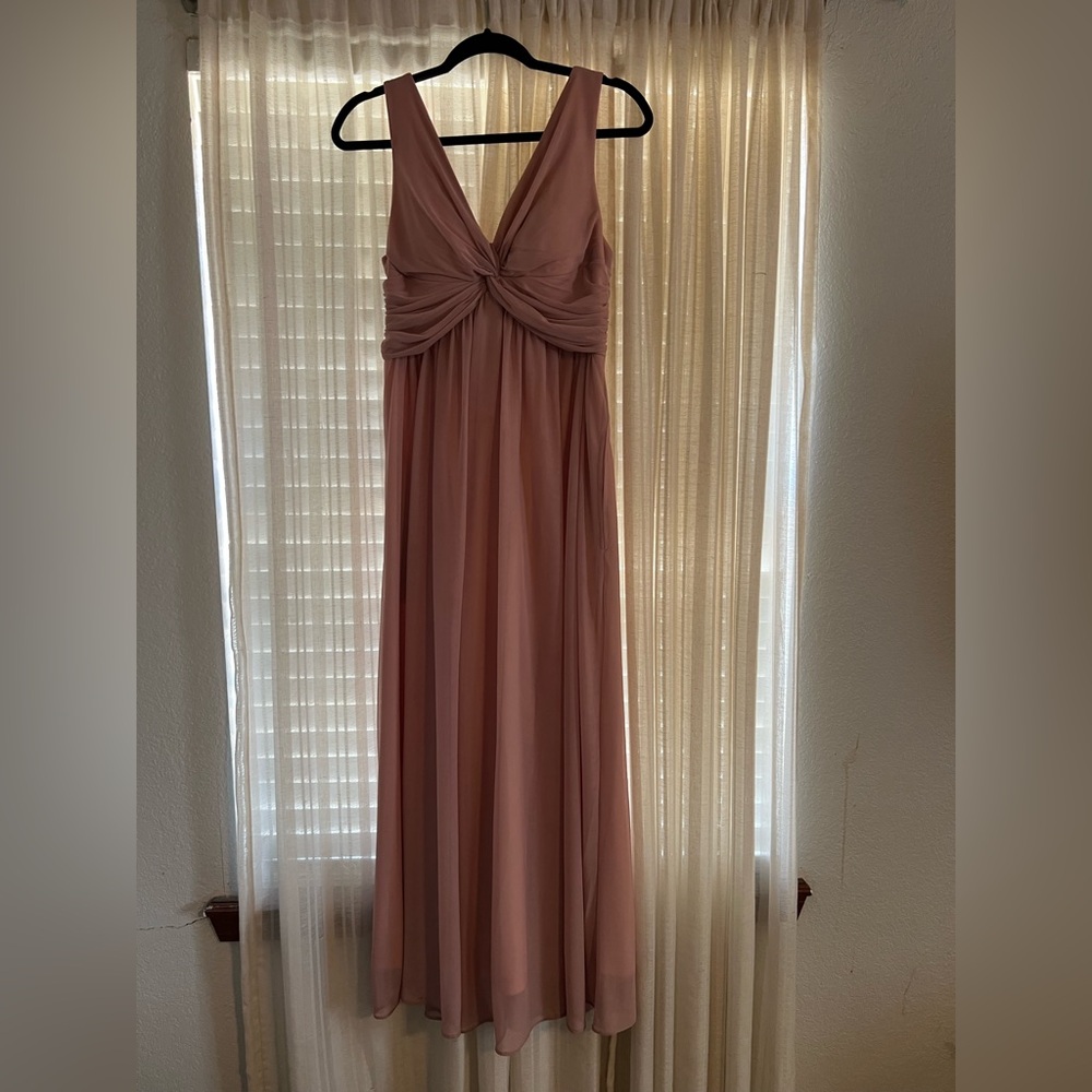 Chic Blush Maxi Dress